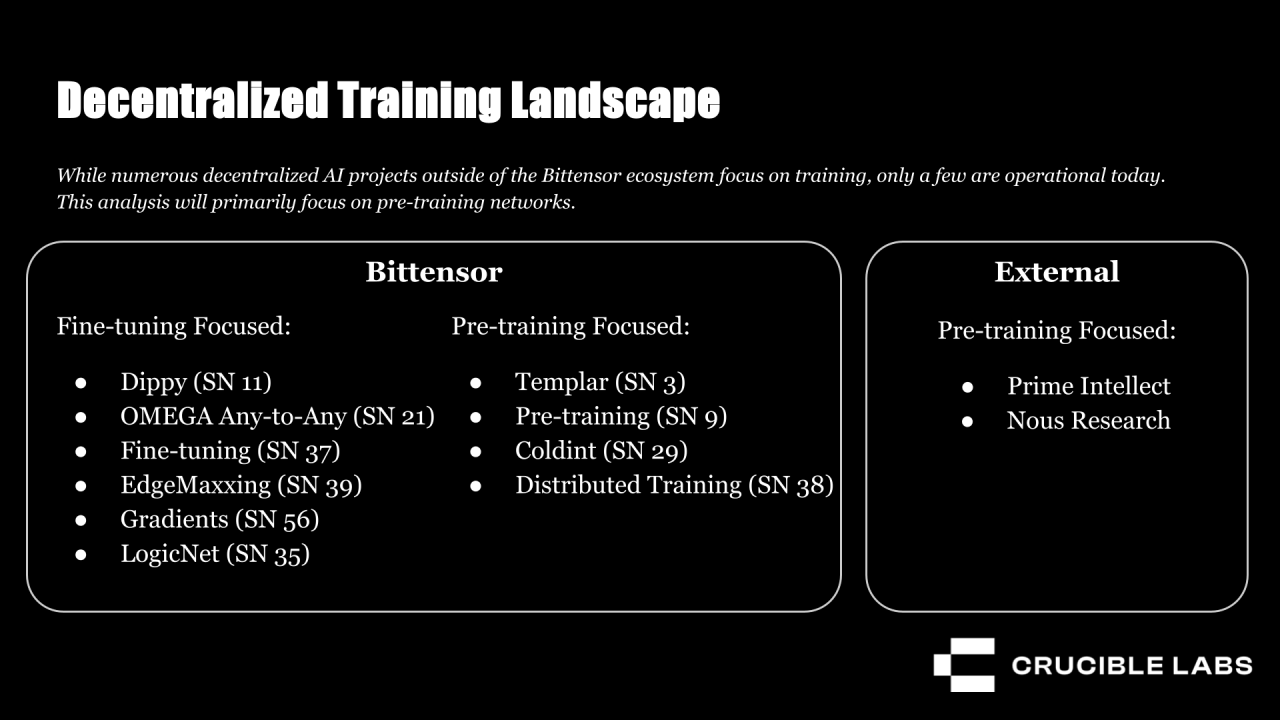 Diving into Decentralized Training on Bittensor