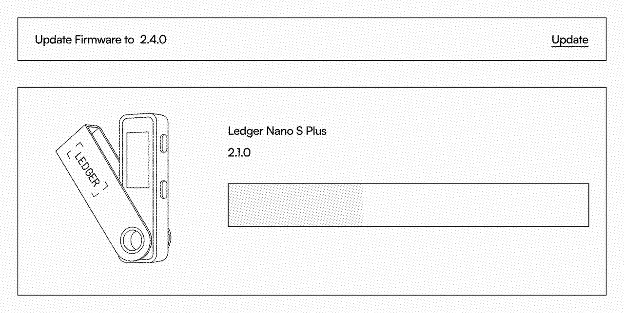 Ledger guide firmware update