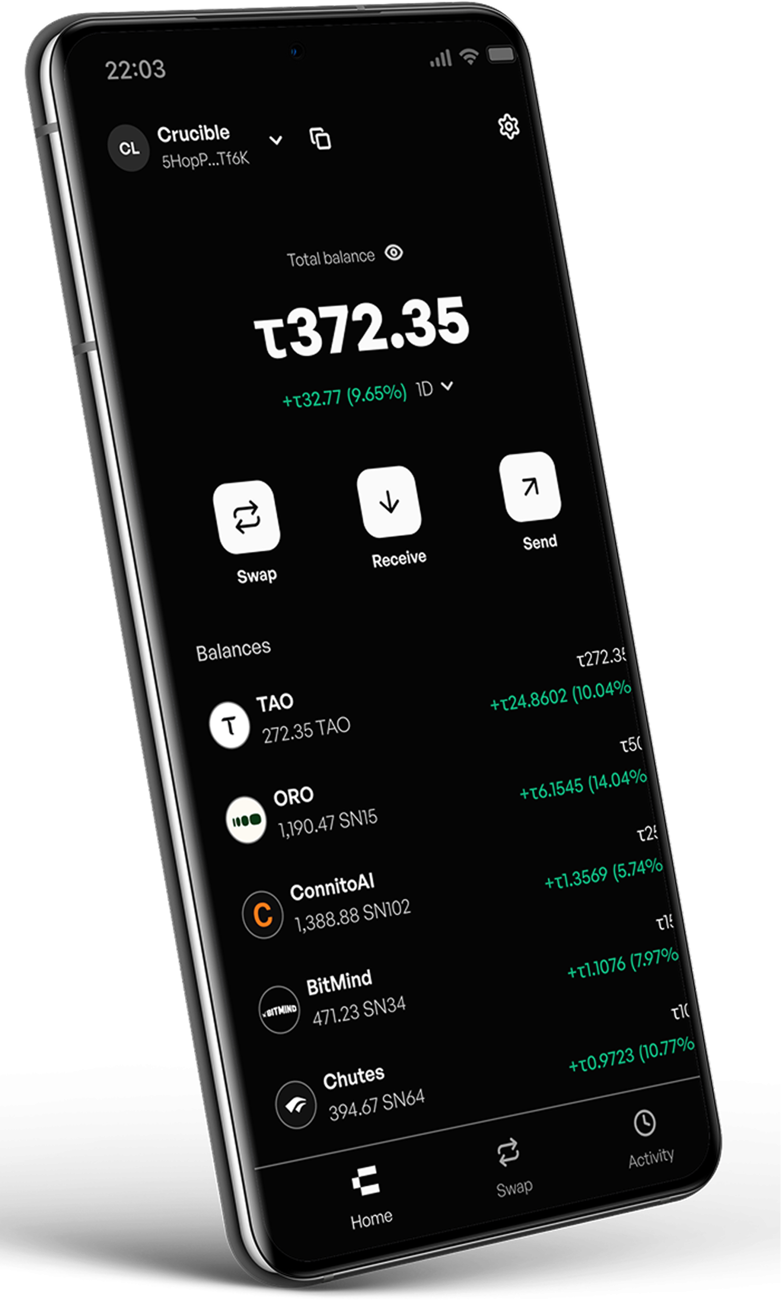 Crucible mobile app preview