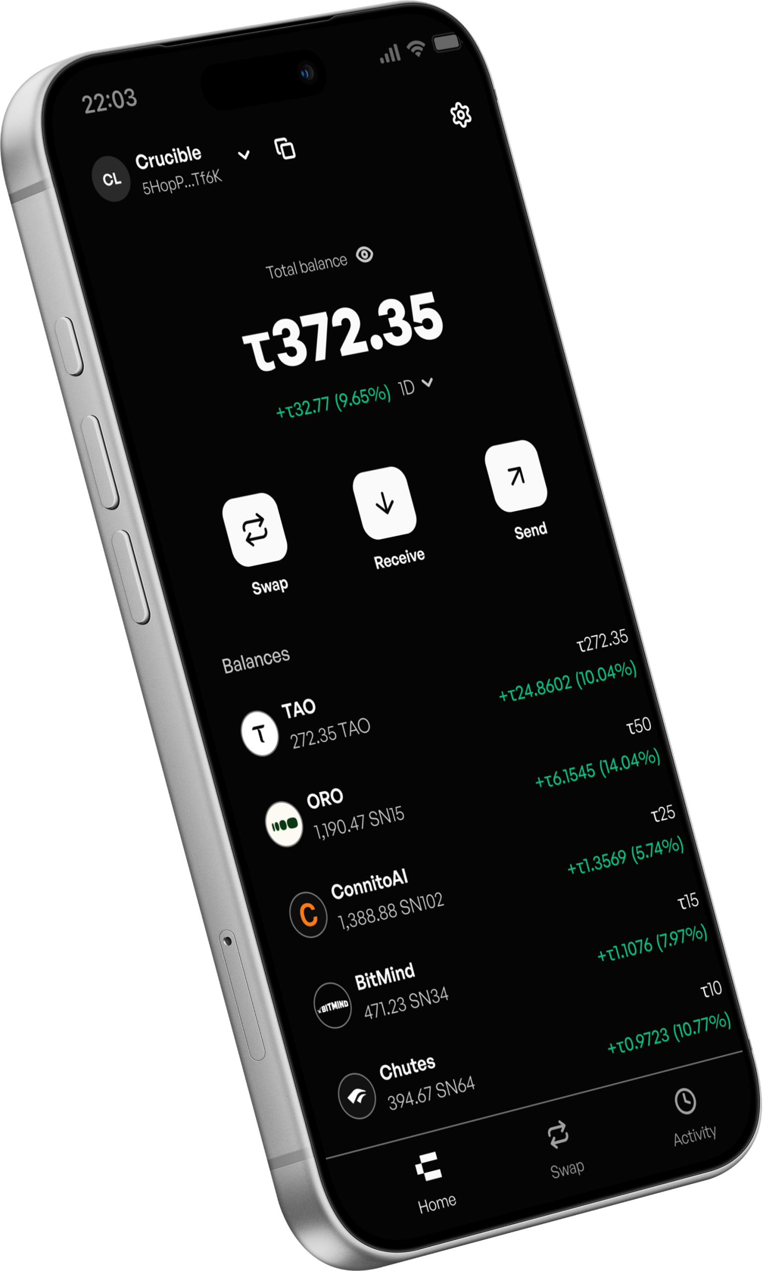 Crucible mobile app preview